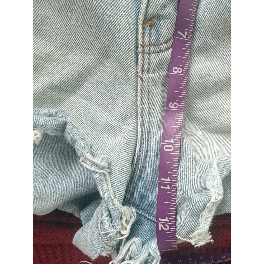 Rolla's Distressed Denim Cutoff Shorts | Light Wash | Festival Summer Staple - Picture 7 of 16